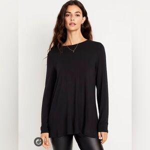 Old Navy Classic Black Long Sleeve Tee